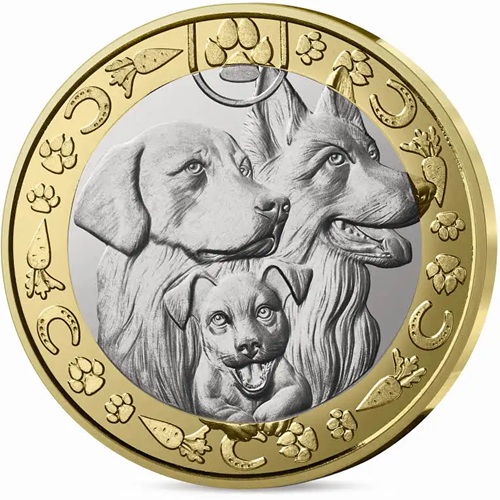 5 euro 2025 Francúzsko UNC karta, French's favourite animals - Dog