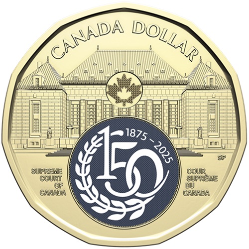 1 Dollar 2025 Kanada UNC farbená, Supreme Court of Canada