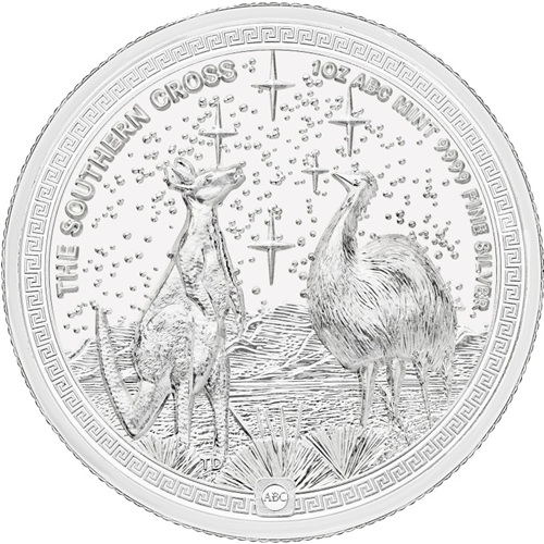 2 Dollars 2026 Niue BU High Relief 1 Oz Ag, Southern Cross