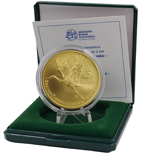 5 euro 2023 Slovensko BK etue NBS, Bocian Čierny