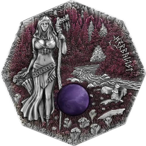 10 Mark 2025 Germania BU farbená Ultra High Relief 2 Oz Ag Witchcraft - Herbalist