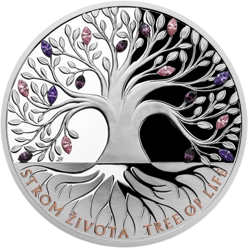 2 Dollars 2021 Niue PROOF Crystal Coin 1 Oz Ag, Strom života - Leto