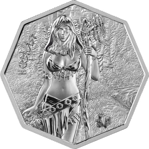 5 Mark 2025 Germania BU 1 Oz Ag, Witchcraft - Herbalist