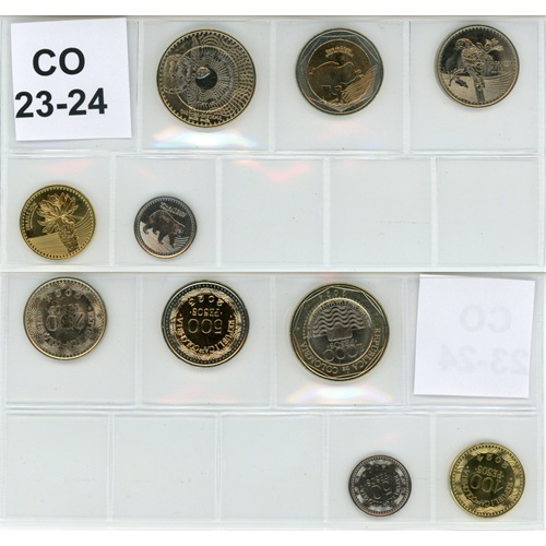 SET 2023 - 2024 Kolumbia UNC (1850 Pesos) 