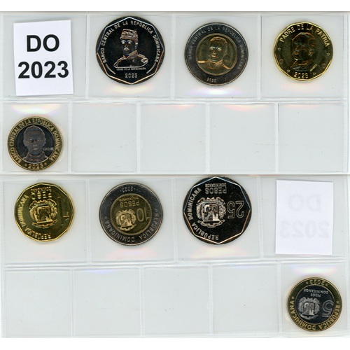 SET 2023 Dominikánska republika UNC (41 Pesos) 