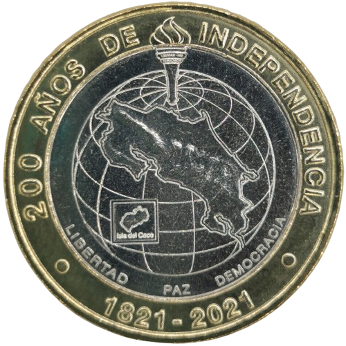 500 Colones 2021 Kostarika UNC, Independence