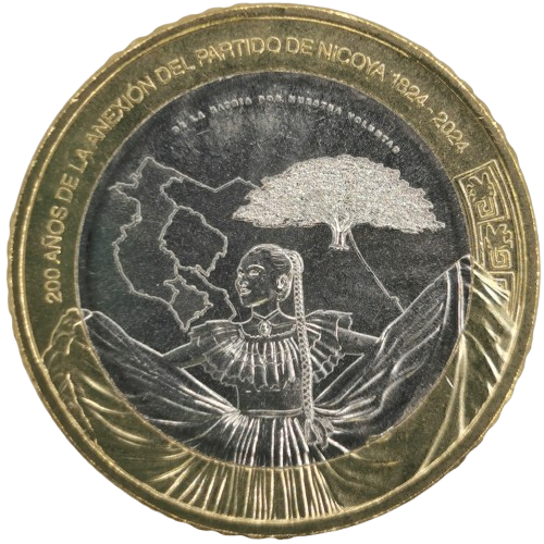 500 Colones 2024 Kostarika UNC, Annexation of the Partido of Nicoya