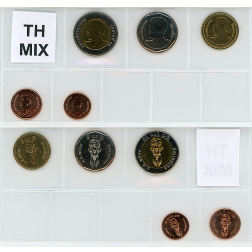 SET MIX Thajsko UNC (17,75 Bath)