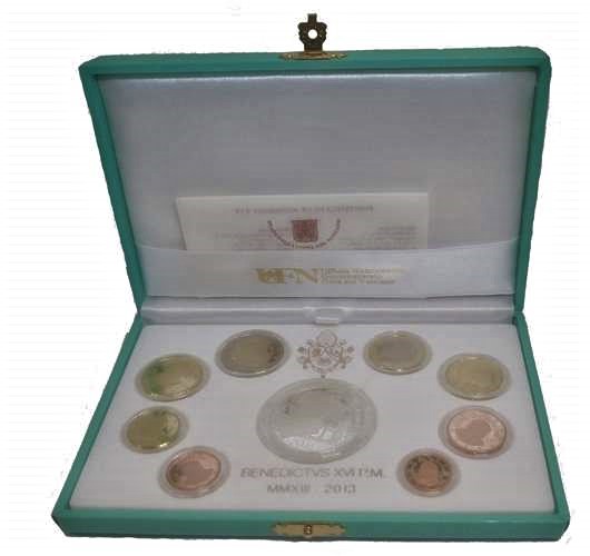 SADA 2013 Vatikán PROOF Benedikt XVI. + Ag 20 euro (23,88 €)