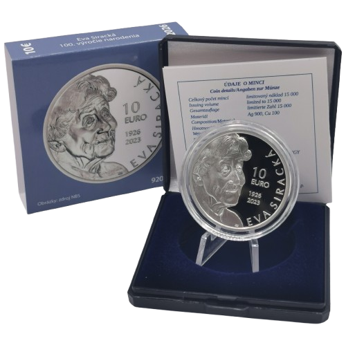 10 euro 2026 Slovensko PROOF, Eva Siracká