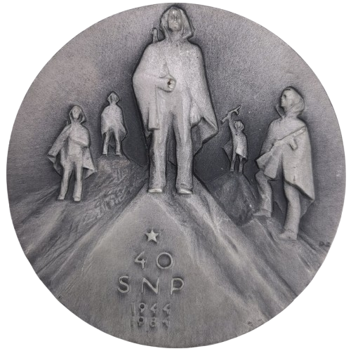 Medaila, 1984 Československo, 40. výročie SNP - Prievidza