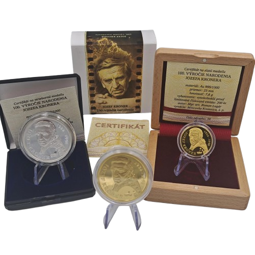 SET troch medailí, Jozef Kroner - 100. výročie narodenia, číslo 58