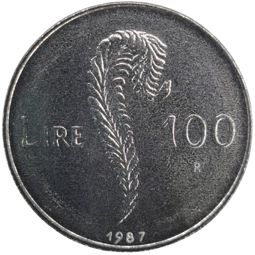 100 lire 1987 San Marino ob.UNC