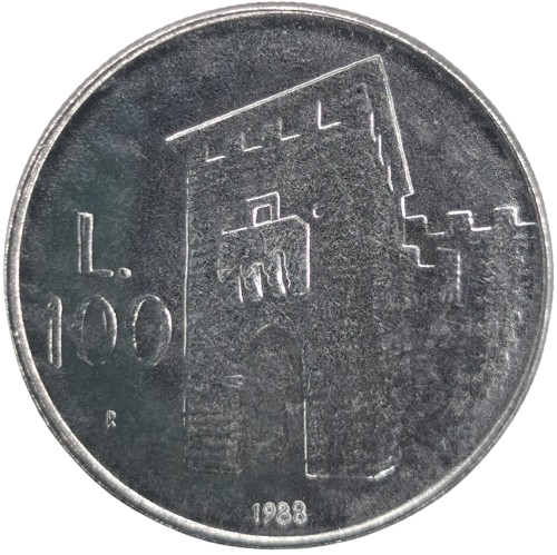 100 lire 1988 San Marino ob.UNC