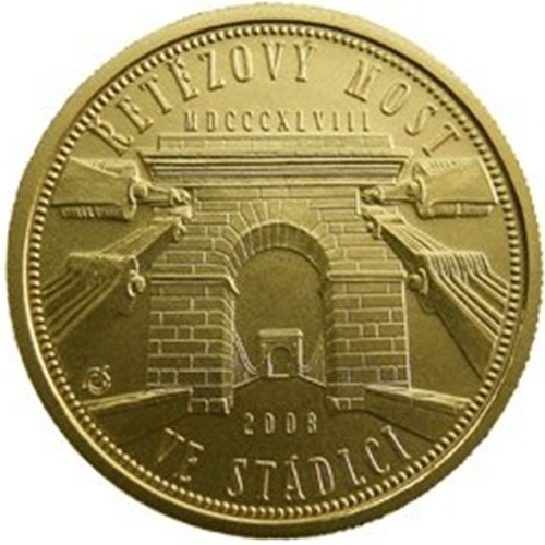 2500 korún 2008 Česko BK, Reťazový most v Stádlci