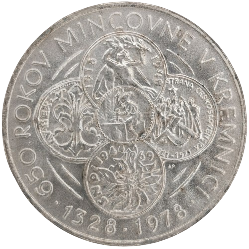 50 Korún 1978 Československo BK, Mincovňa Kremnica