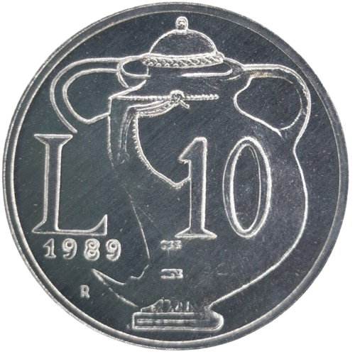 10 lire 1989 San Marino ob.UNC