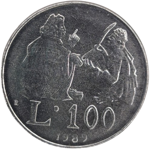 100 lire 1989 San Marino ob.UNC