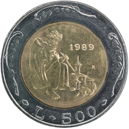 500 lire 1989 San Marino ob.UNC