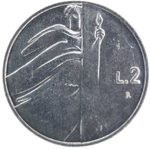 2 lire 1990 San Marino ob.UNC