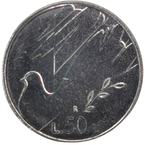 50 lire 1990 San Marino ob.UNC