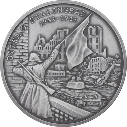 2 Dollars 2026 Niue BU, Bitka o Stalingrad (1942-1943)