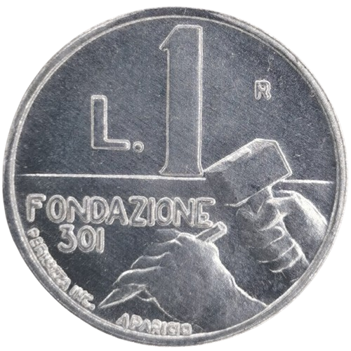 1 lira 1991 San Marino ob.UNC