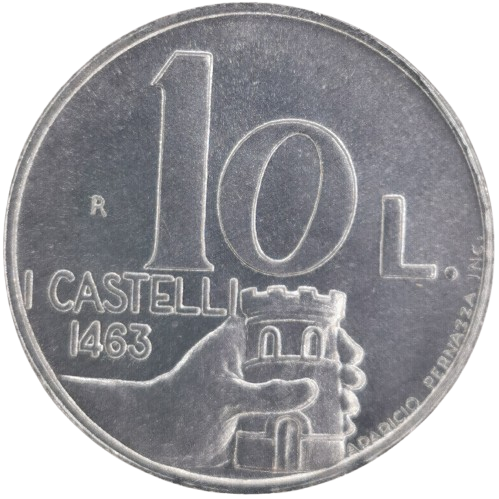 10 lire 1991 San Marino ob.UNC