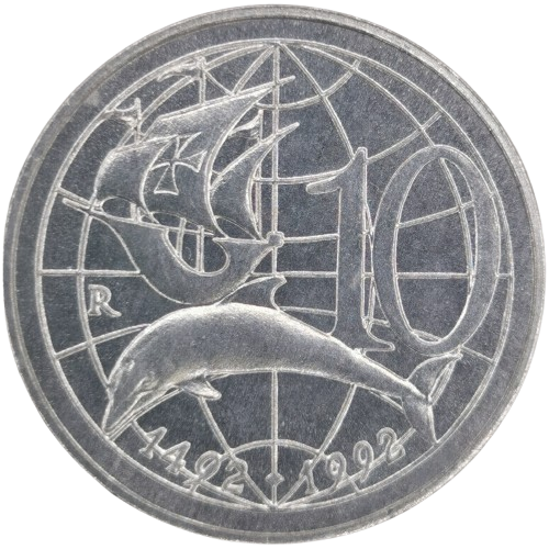 10 lire 1992 San Marino ob.UNC
