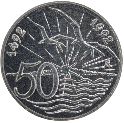 50 lire 1992 San Marino ob.UNC