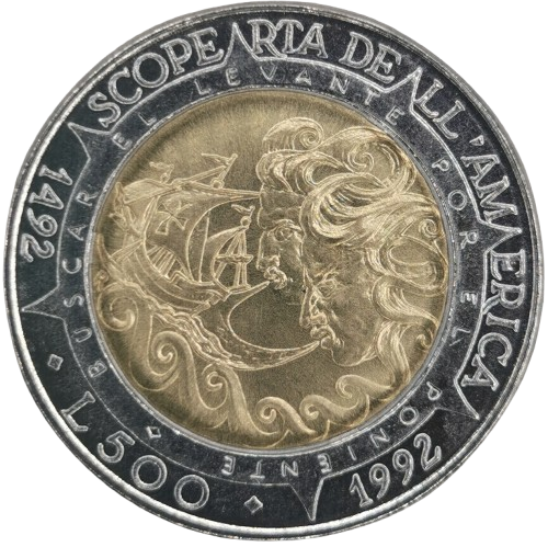 500 lire 1992 San Marino ob.UNC