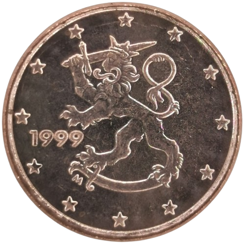 1 cent 1999 Fínsko ob.UNC