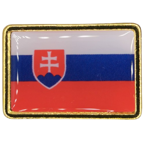 Odznak pozlátený, Slovenská vlajka