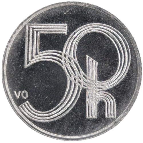 50 Halier 2007 Česko UNC