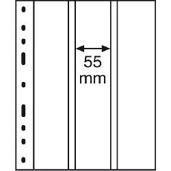 Listy OPTIMA 55 x 245mm 10ks/bal., číre (OPTIMA3VC)