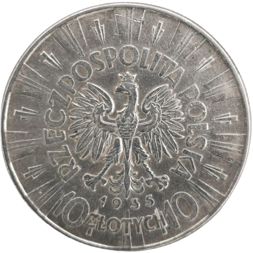 10 Zlotych 1935 Poľsko, Jozef Pilsudski