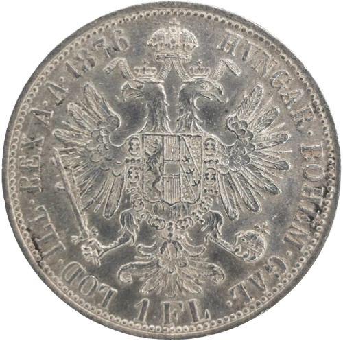 Florin 1876 Rakúsko Uhorsko, František Jozef I.