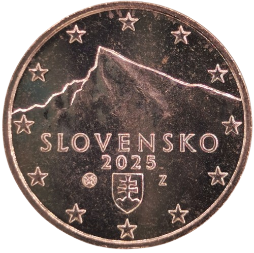 5 cent 2025 Slovensko ob.UNC