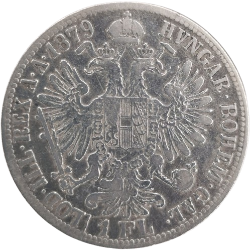 Florin 1879 Rakúsko Uhorsko, František Jozef I. 
