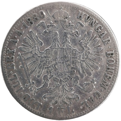 Florin 1880 Rakúsko Uhorsko, František Jozef I. 