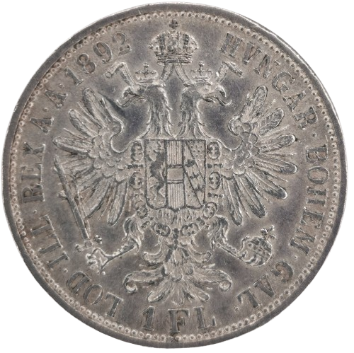 Florin 1892 Rakúsko Uhorsko, František Jozef I.