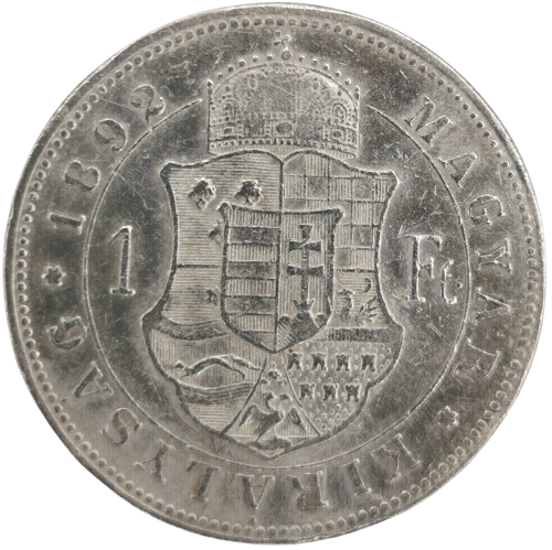 1 Forint 1892 KB Rakúsko Uhorsko, František Jozef I. 
