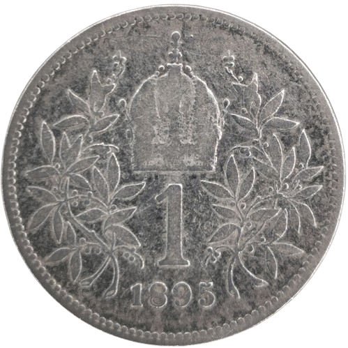 1 Corona 1895 Rakúsko Uhorsko, František Jozef I. 