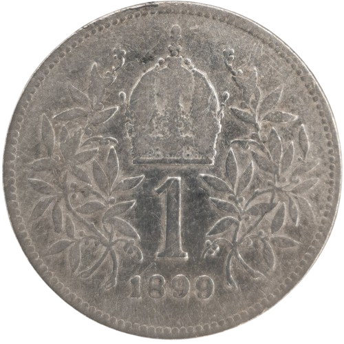1 Corona 1899 Rakúsko Uhorsko, František Jozef I. 