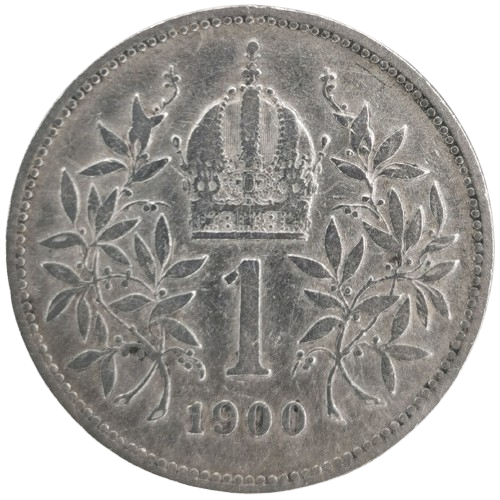 1 Corona 1900 Rakúsko Uhorsko, František Jozef I. 