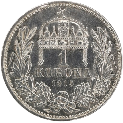 1 Korona 1915 KB Rakúsko Uhorsko, František Jozef I. 