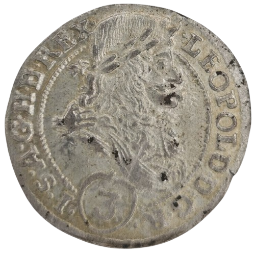 3 Kreuzer 1695 KB Uhorsko, Leopold I.