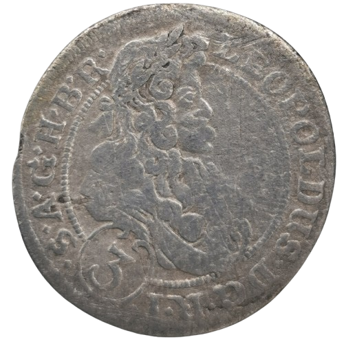 3 Kreuzer 1698 CB Sliezsko, Leopold I.