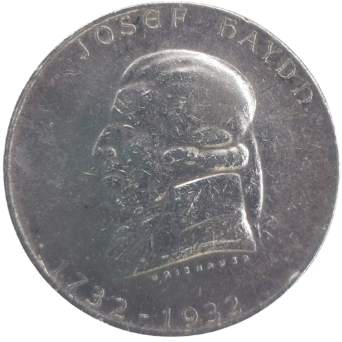 2 Schilling 1932 Rakúsko, Joseph Haydn 