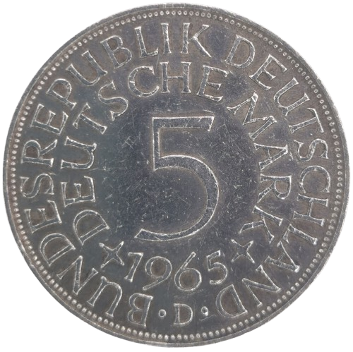 5 Mark 1965 D Nemecko (NSR)